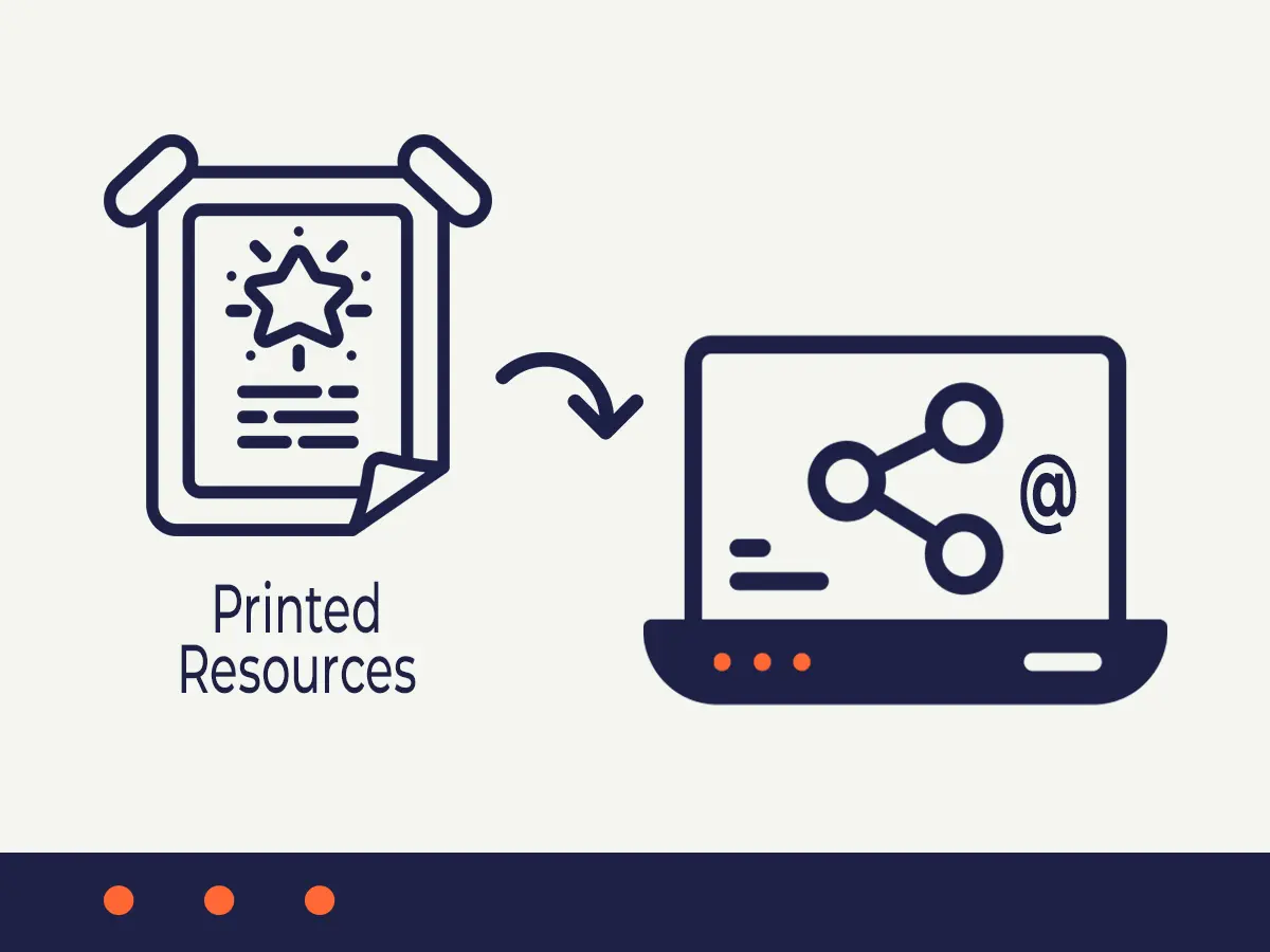 Illustration Von Print zu Digital