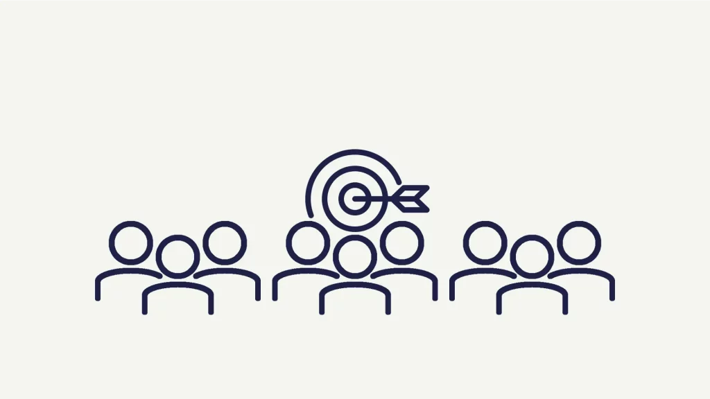 Bild von Zielgruppen_Icon, um Zielgruppe richtig definieren und erreichen